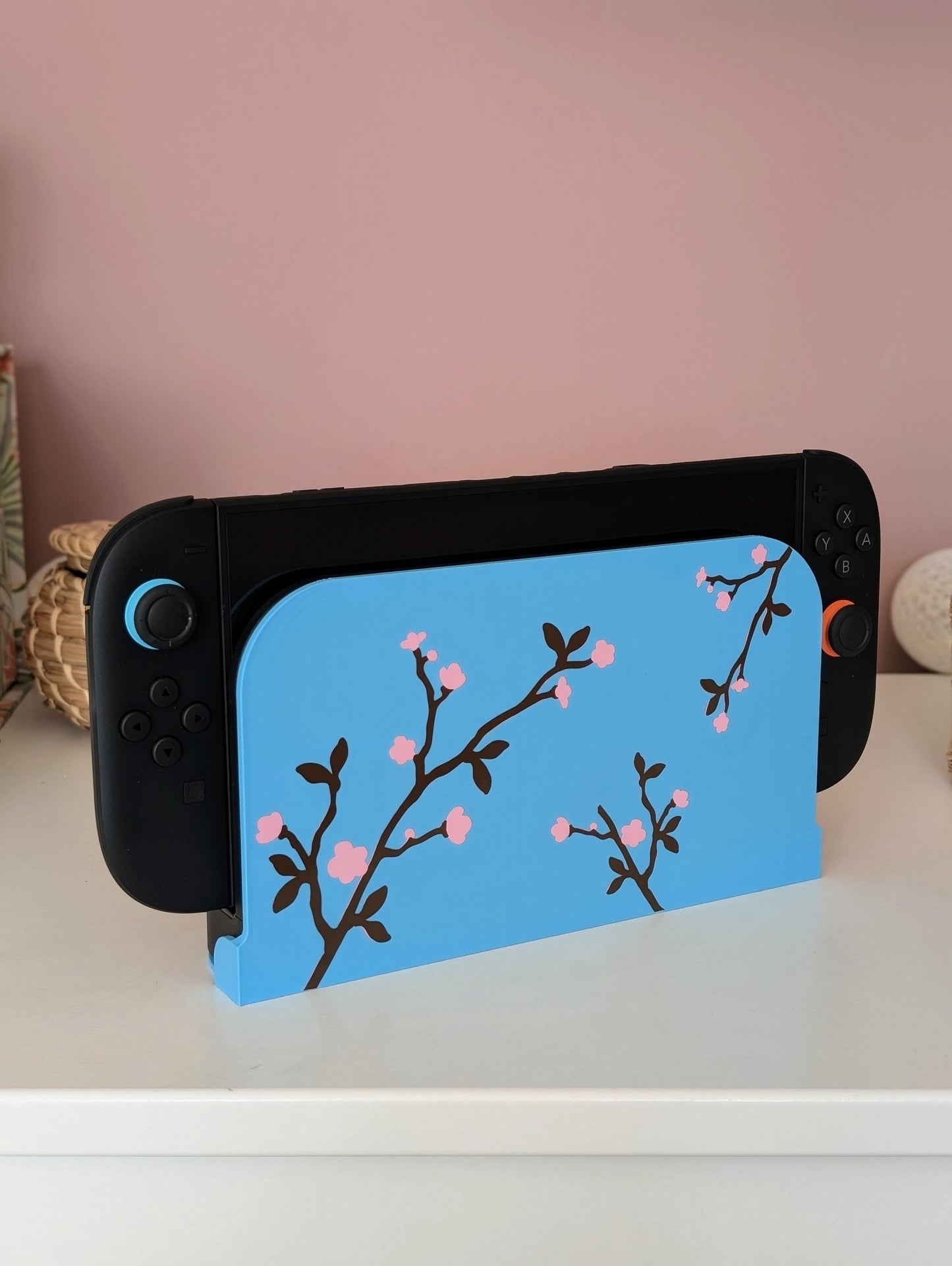 Switch 2 Dock Cover | Cherry Blossom Sakura Design