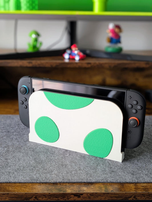 Switch 2 Dock Cover | Yoshi Egg Inspired Textured Faceplate