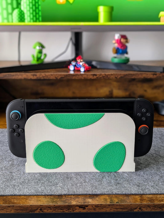 Switch 2 Dock Cover | Yoshi Egg Inspired Textured Faceplate