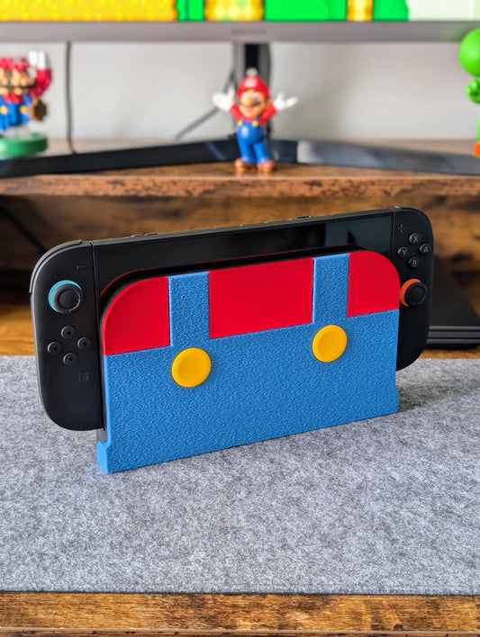 Switch 2 Dock Cover | Mario Inspired Textured Faceplate