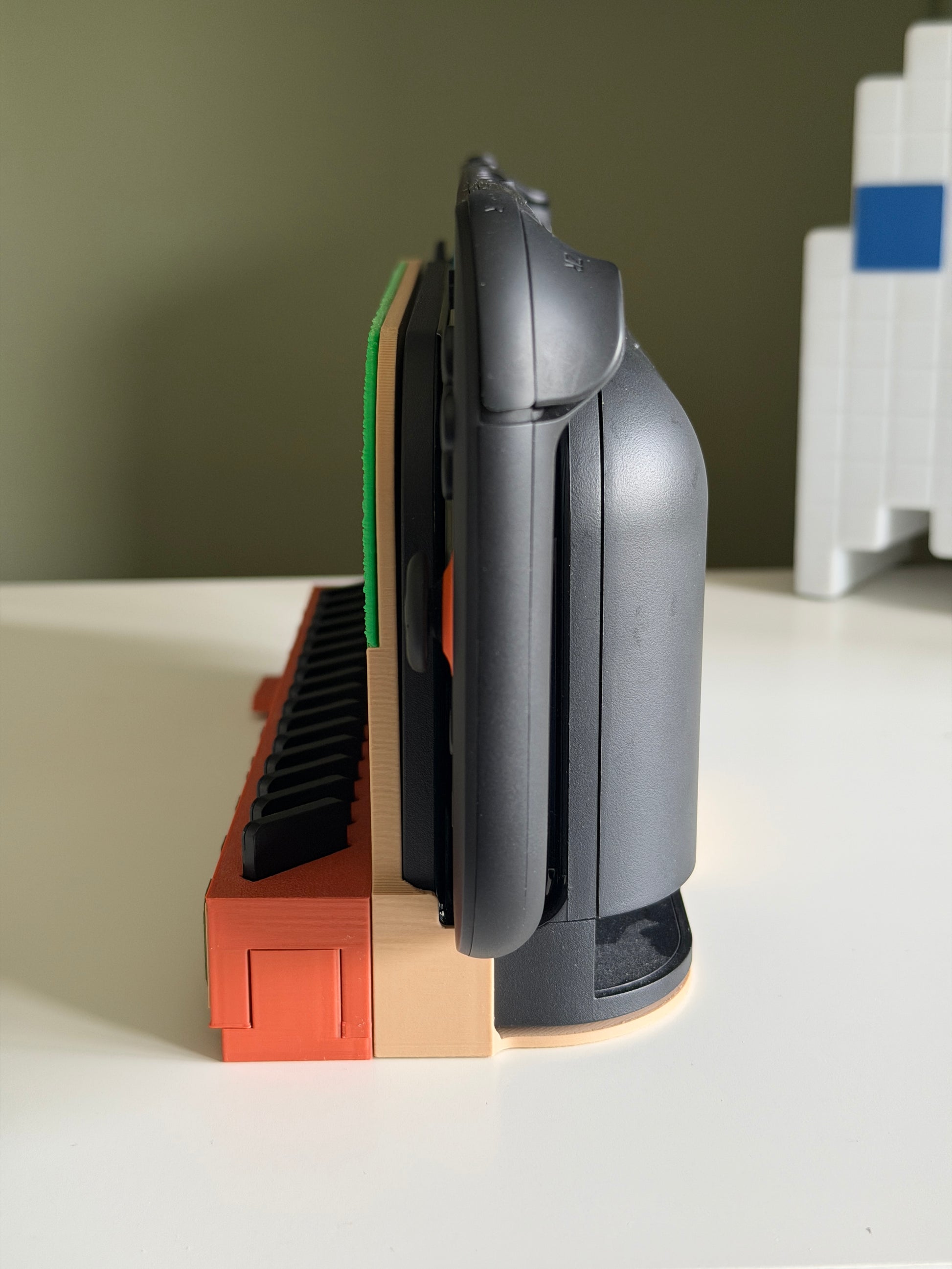 Switch 2 dock cover with game storage, Stardew Valley inspired, personalised nameplate