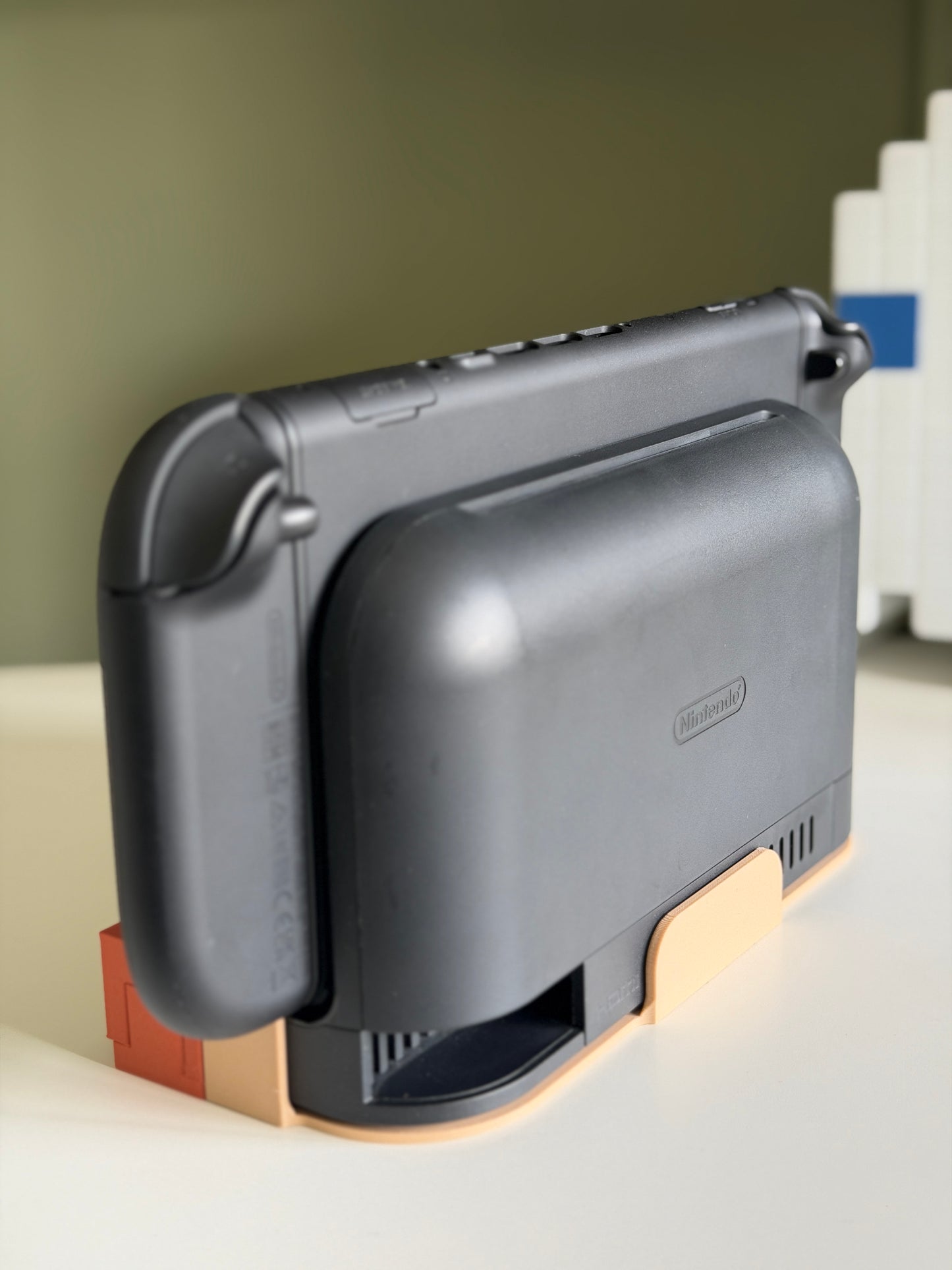 Switch 2 dock cover with game storage, Stardew Valley inspired, personalised nameplate