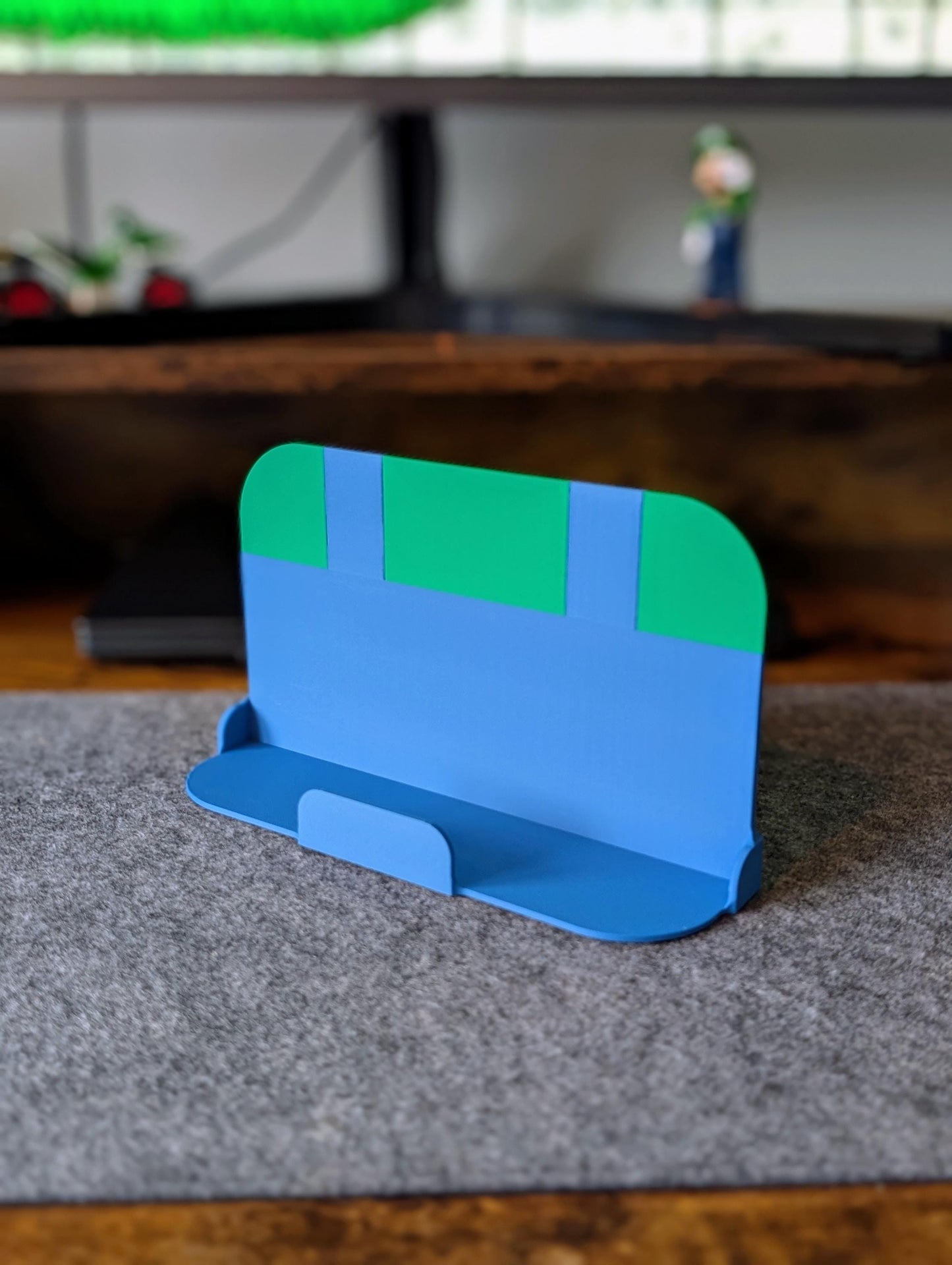 Switch 2 Dock Cover | Luigi Inspired Textured Faceplate