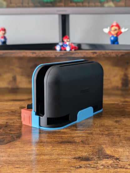 Switch 2 Dock Cover With Pop-Up Game Storage (Holds 15 Cartridges) | Super Mario Bros Inspired
